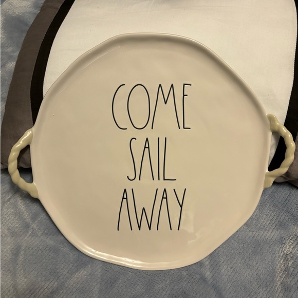 Rae Dunn “Come Sail Away” Platter - Picture 3 of 3